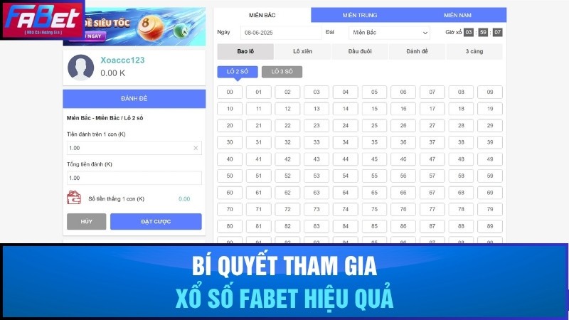 Bí quyết tham gia xổ số Fabet hiệu quả