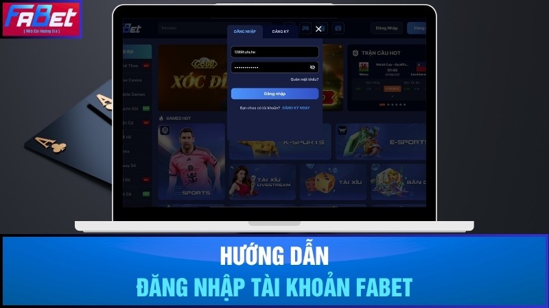 Hướng dẫn đăng nhập Fabet trên máy tính chi tiết