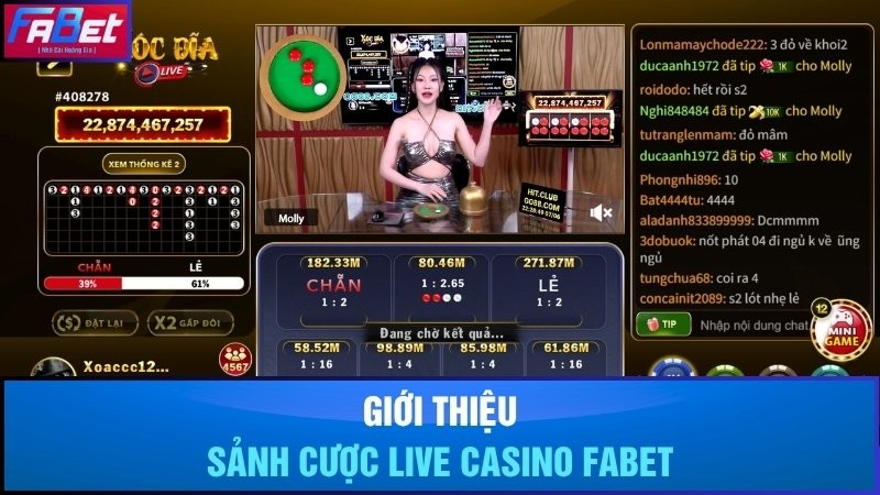 Giới thiệu về live casino Fabet