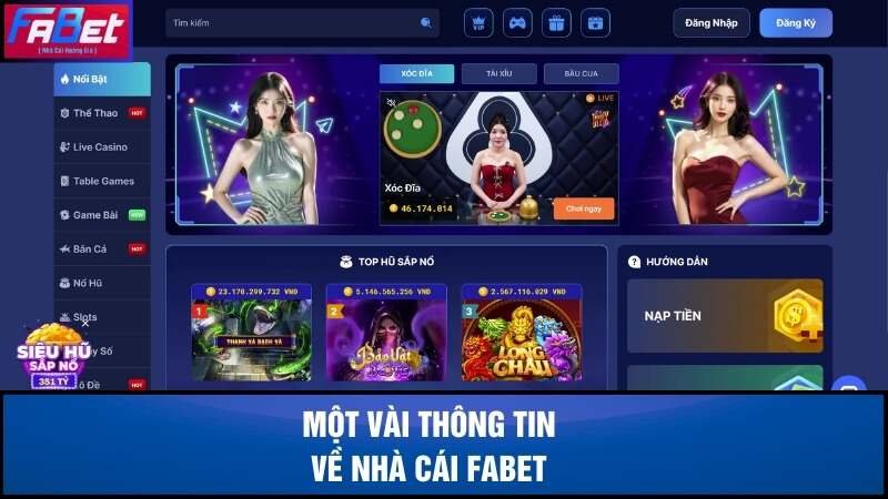 Một vài thông tin về nhà cái Fabet